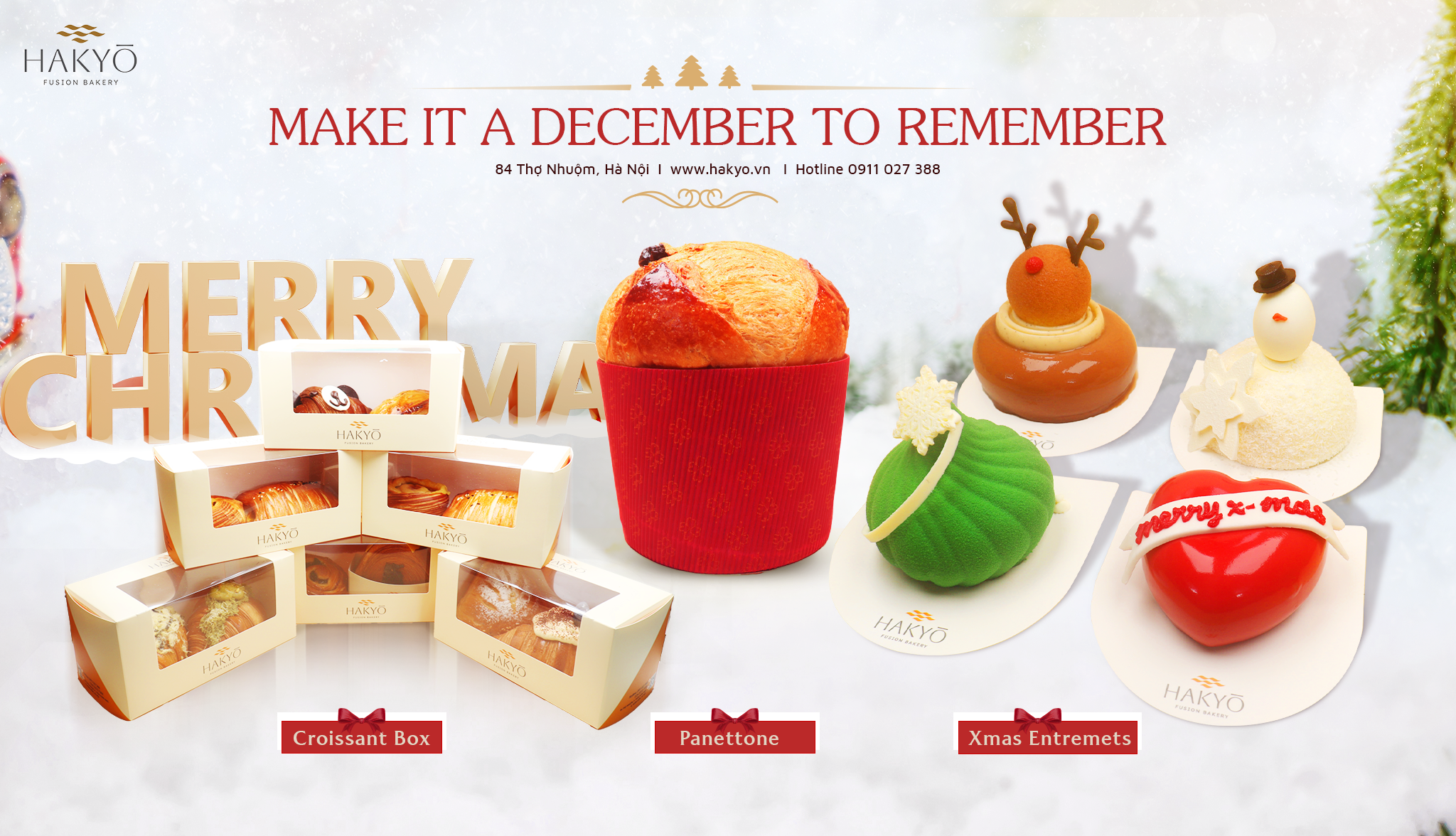 bánh ngàn lớp làm quà Noel