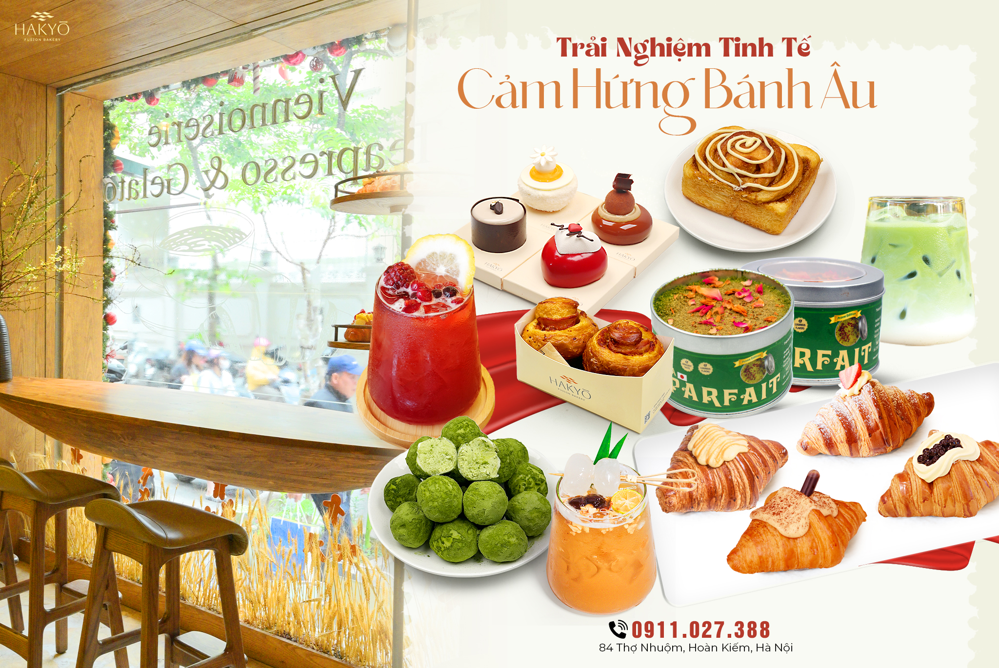 đặt bánh ngàn lớp hakyo