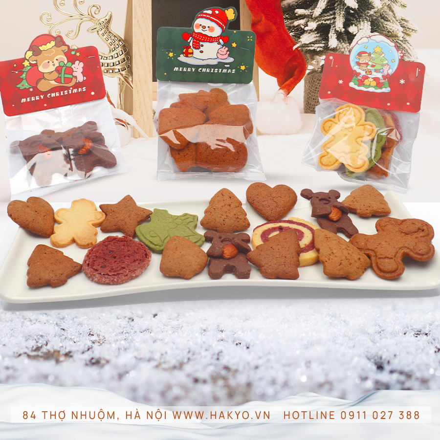 Choco Sablé Almond & Mix Christmas Cookies